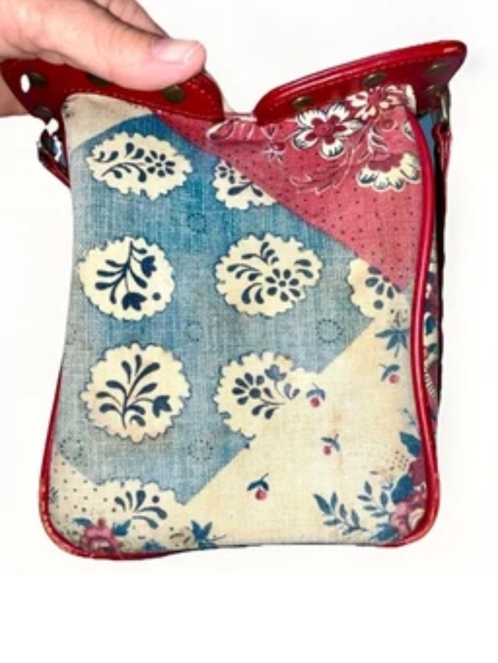 RARE Isabella Fiore Marrakesh Beaded Patchwork Shoulder Handbag With Dust Bag - Picture 4 of 16